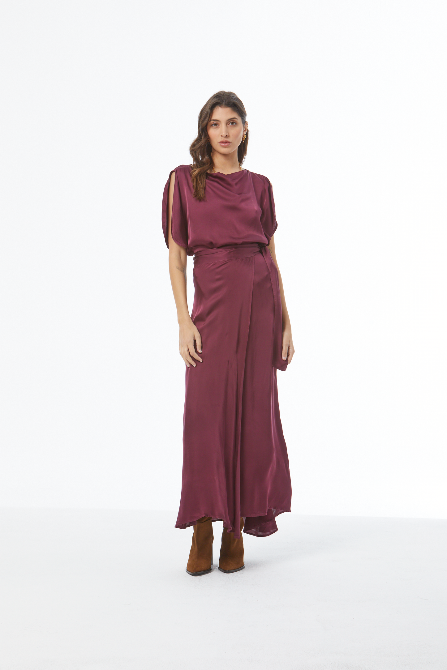 Arla Maxi Wrap Skirt
