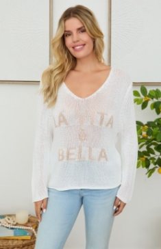 La Vita E Bella Crochet Sweater