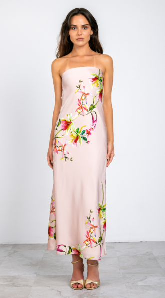 Talia Maxi Dress - Blush/Pink Combo LAVENDER BROWN