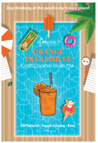 Orange Creamsicle Craft Cocktail Slush Mix