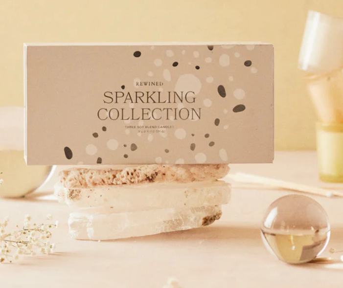 Rewined Sparkling Candle Gift Set
