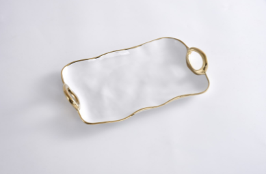 Golden Handles Small Platter