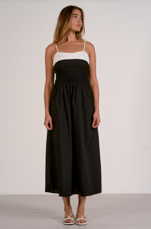 Elan Midi Spaghetti Strap Dress