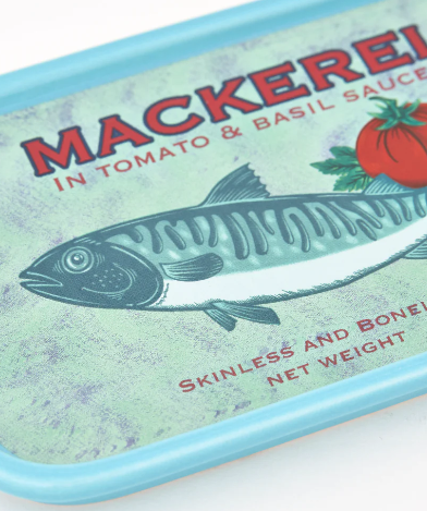 Mackerel Tray, Ceramic 6.7"x4.2"