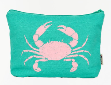 Crab Zipper Pouch