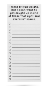 List pad 50 sheets