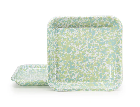 Golden Rabbit Square Tray