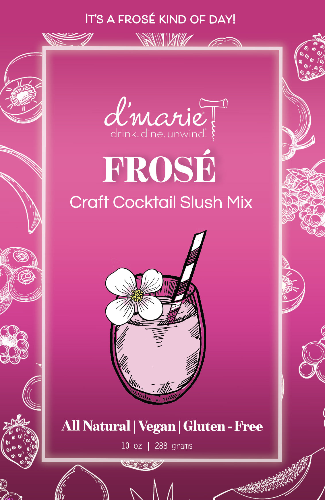 Frosé Craft Cocktail Slush Mix