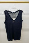 Lightweight Mineral Wash V-Neck Tank Top