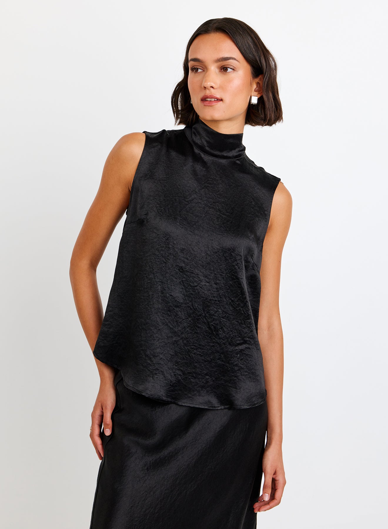 Scarf Neck Blouse