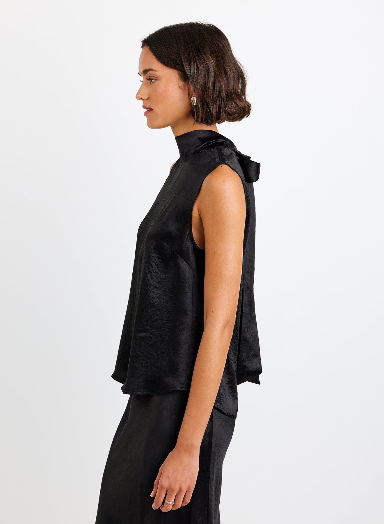 Scarf Neck Blouse