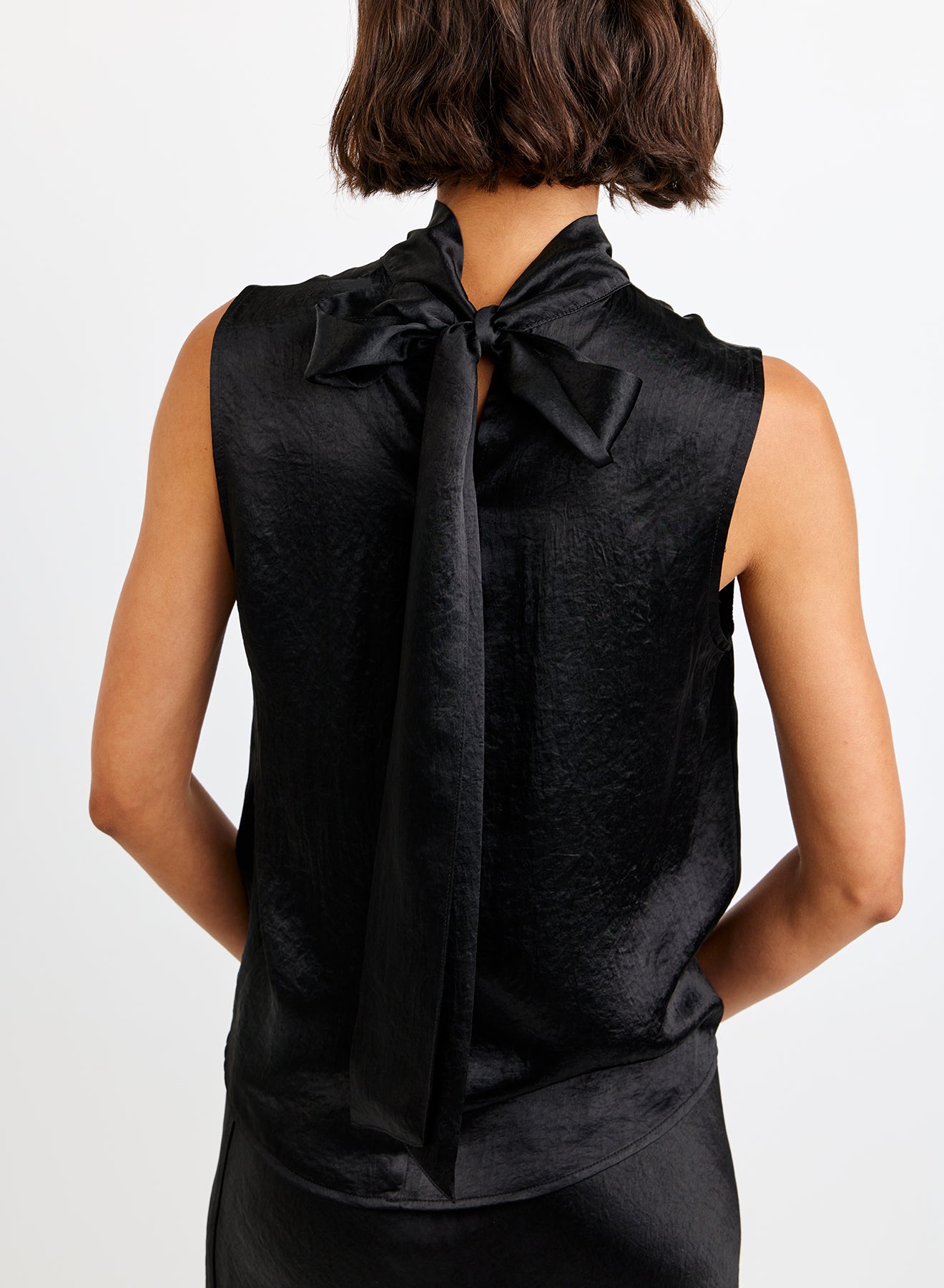 Scarf Neck Blouse