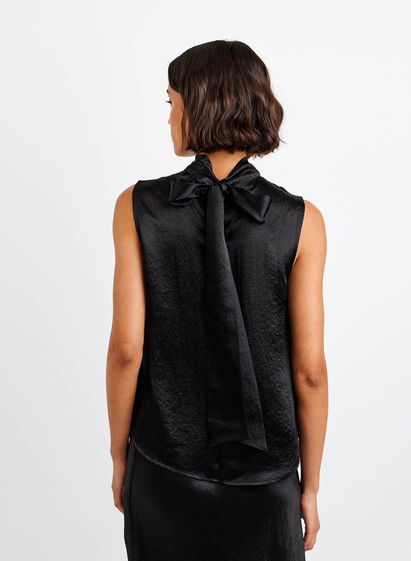 Scarf Neck Blouse
