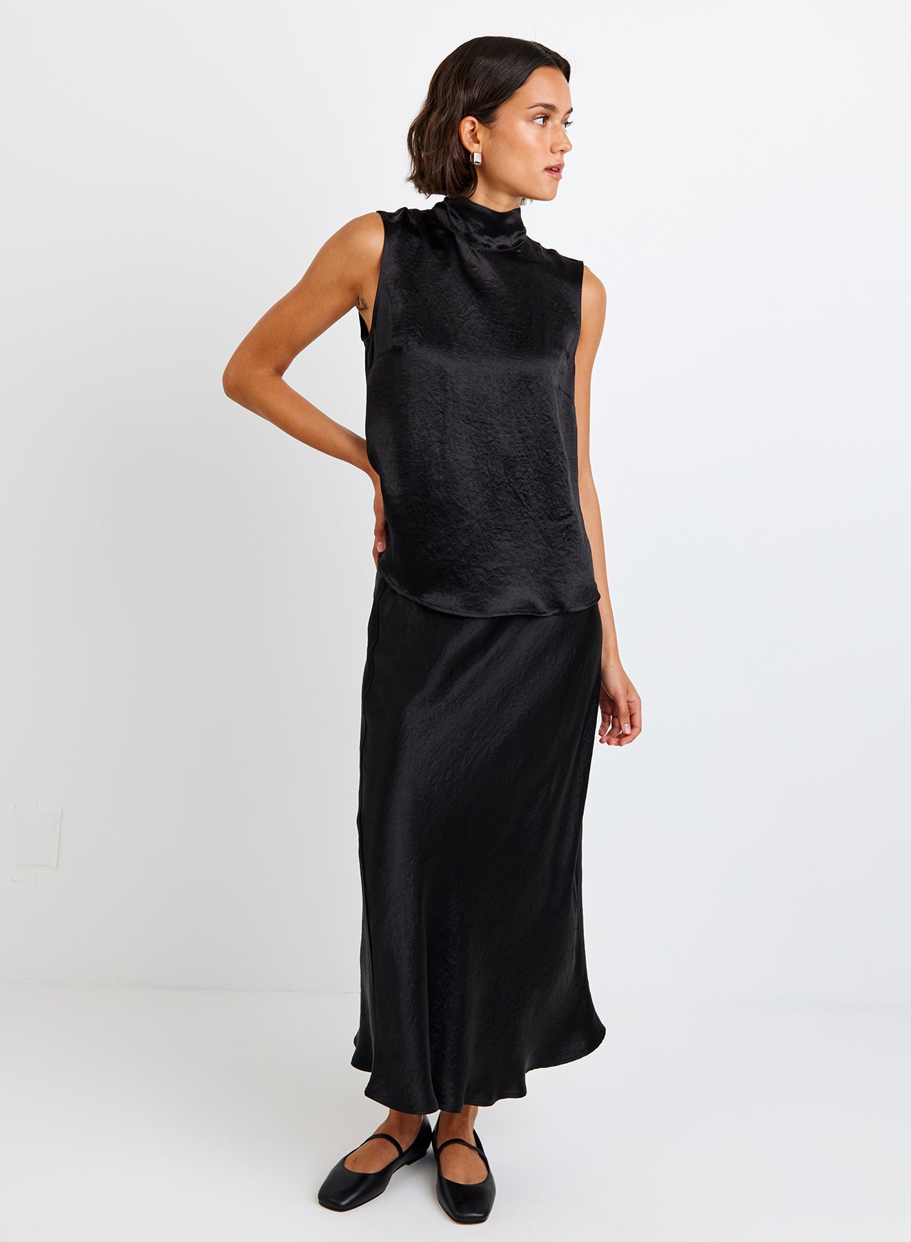 Scarf Neck Blouse