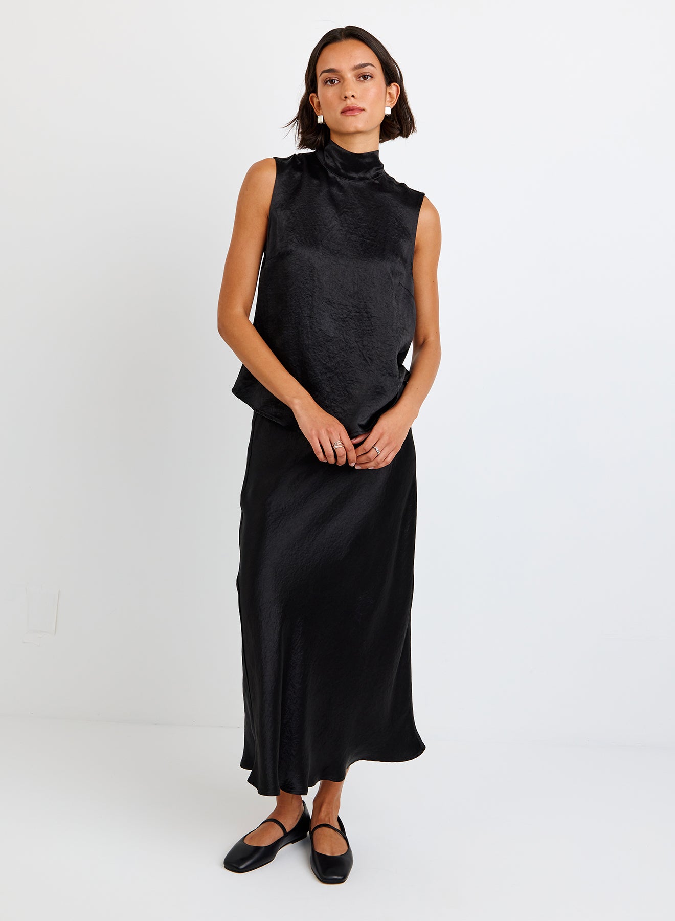 Scarf Neck Blouse