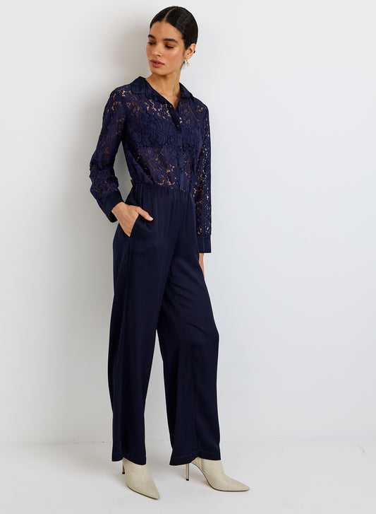 Sleek Clean Wide Leg Pant