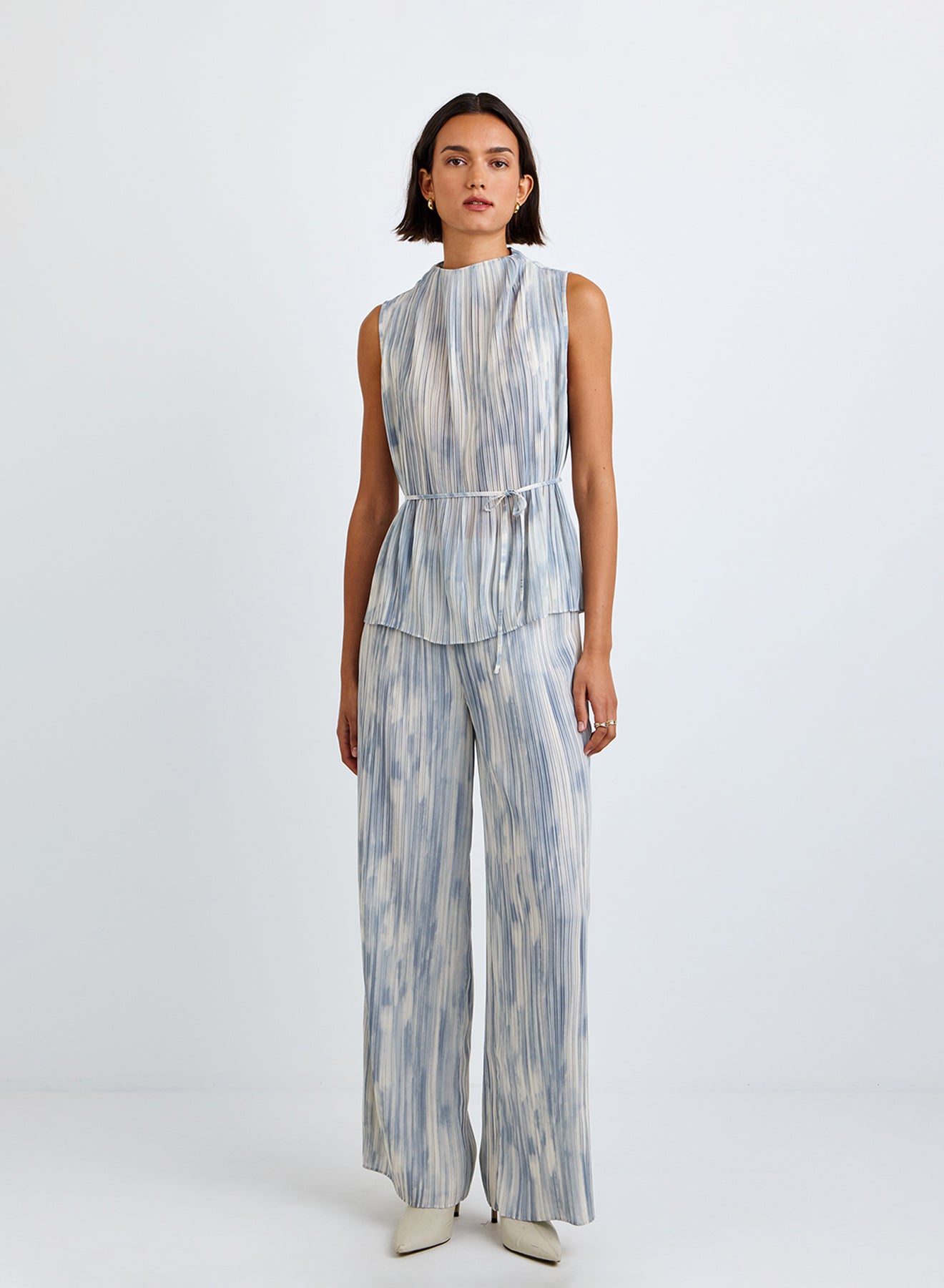 Pull On Pleated Pant