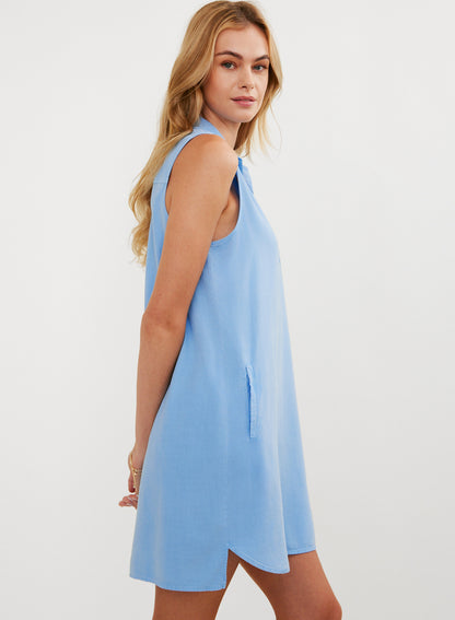 B6691-654-303 - SLEEVELESS A-LINE DRESS