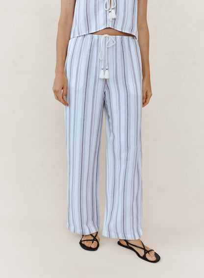 B3314-K42-396 - BEACH PANT WITH TASSEL DRAWSTRING