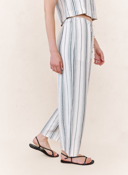 B3431-K49-304 - TASSEL CORD DRAWSTRING CROP