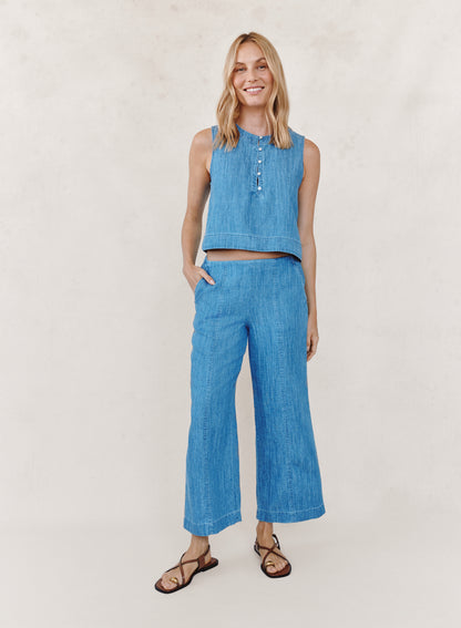 B3432-K75-611 - CLEAN WAIST DENIM PANT