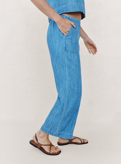 B3432-K75-611 - CLEAN WAIST DENIM PANT
