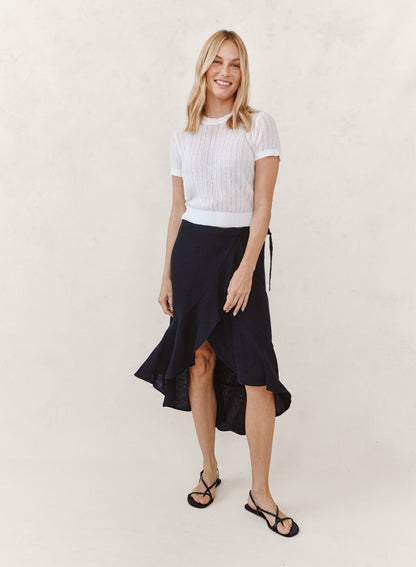 B2650-K85-304 - SHORT SLEEVE SWEATER TOP