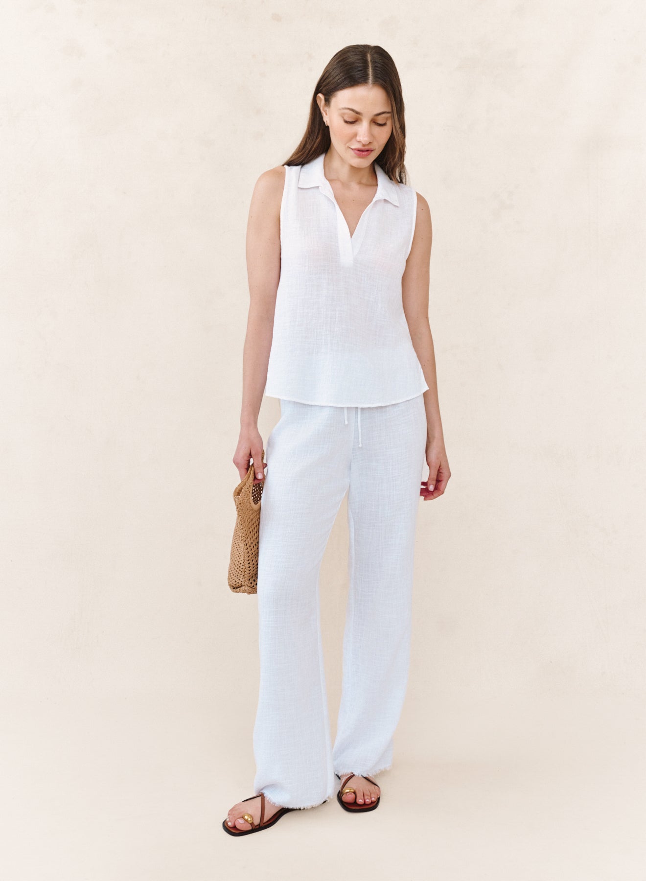 B2177-F94-302 - SLEEVELESS PULLOVER