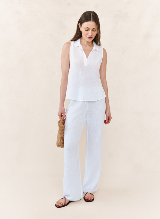 B2177-F94-302 - SLEEVELESS PULLOVER