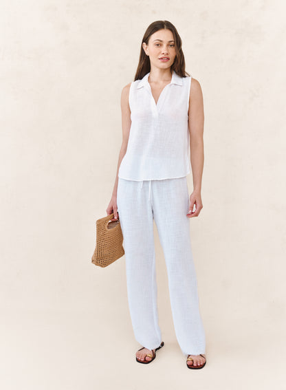 B2177-F94-302 - SLEEVELESS PULLOVER