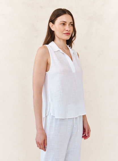 B2177-F94-302 - SLEEVELESS PULLOVER