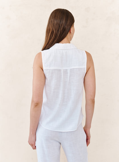 B2177-F94-302 - SLEEVELESS PULLOVER