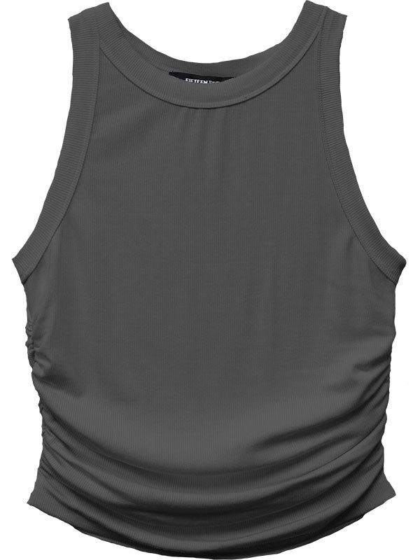 Side Shirred Tank