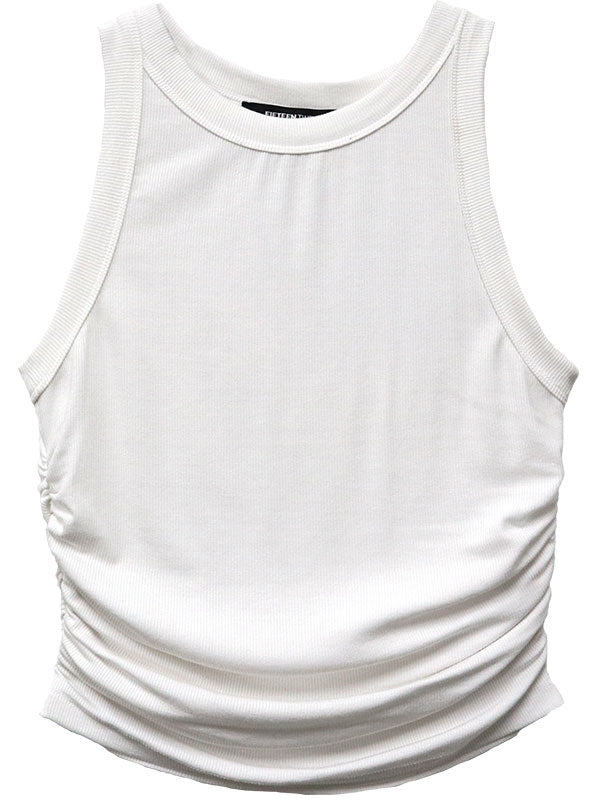Side Shirred Tank
