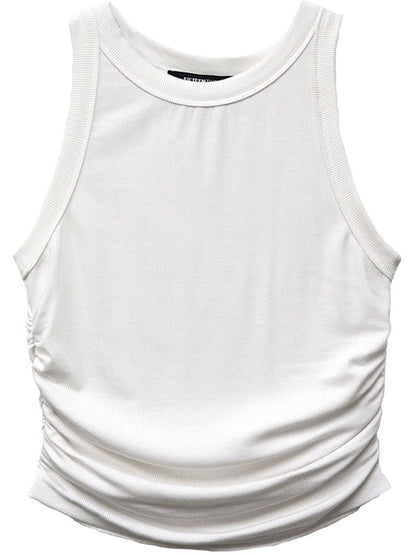 Side Shirred Tank