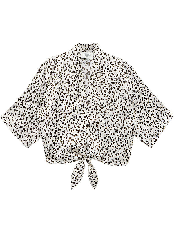 Bernice Tie Front Blouse