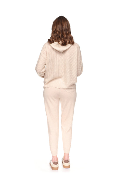 LOTTIE CABLE HOOIDE - MERINO 30% CASHMERE