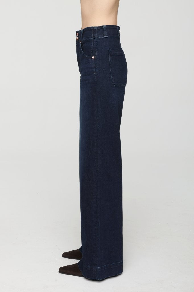 LANA DBL BUTTON HIGH RISE ULTRA WIDE LEG