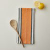 Wide Stripe-Orange Dishtowel