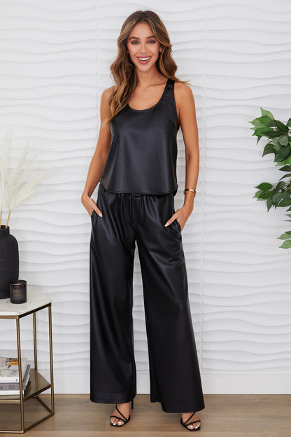 Vegan Leather Tank
