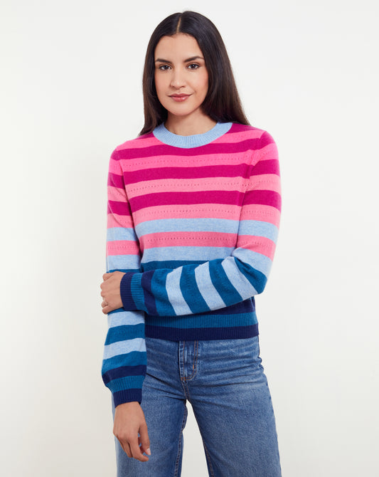 Ariana Stripe Crew by &Isla