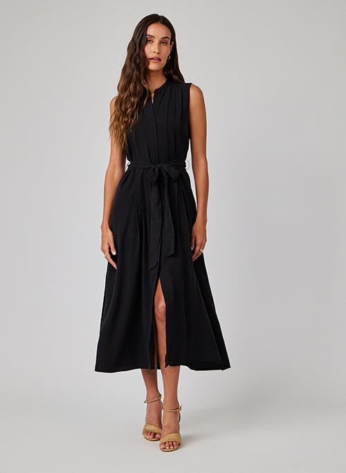 Pintuck Maxi Dress