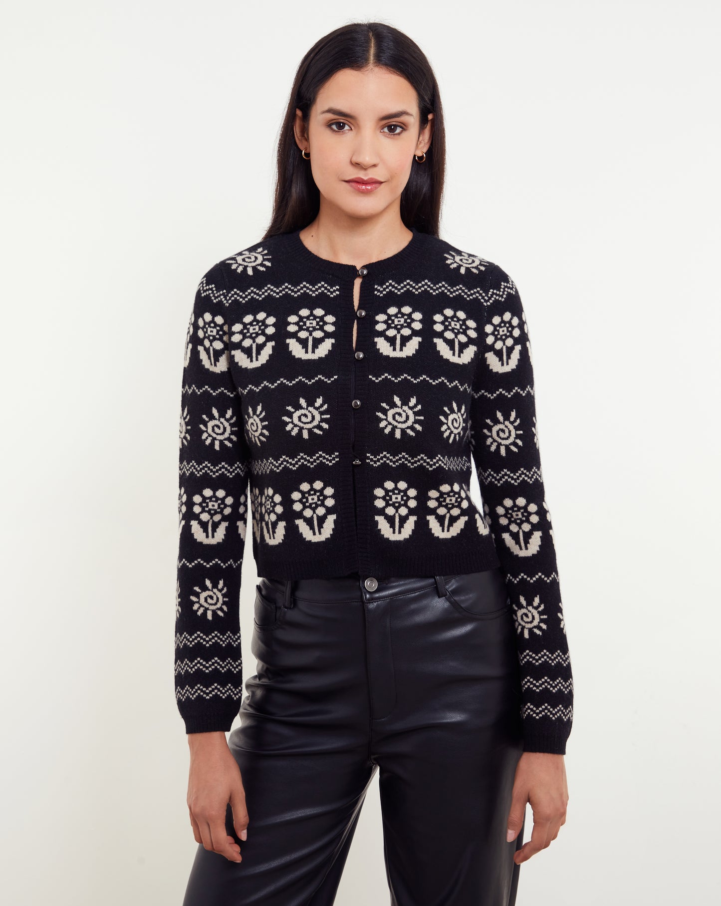 Evelyn Floral Motif Cardi by &Isla