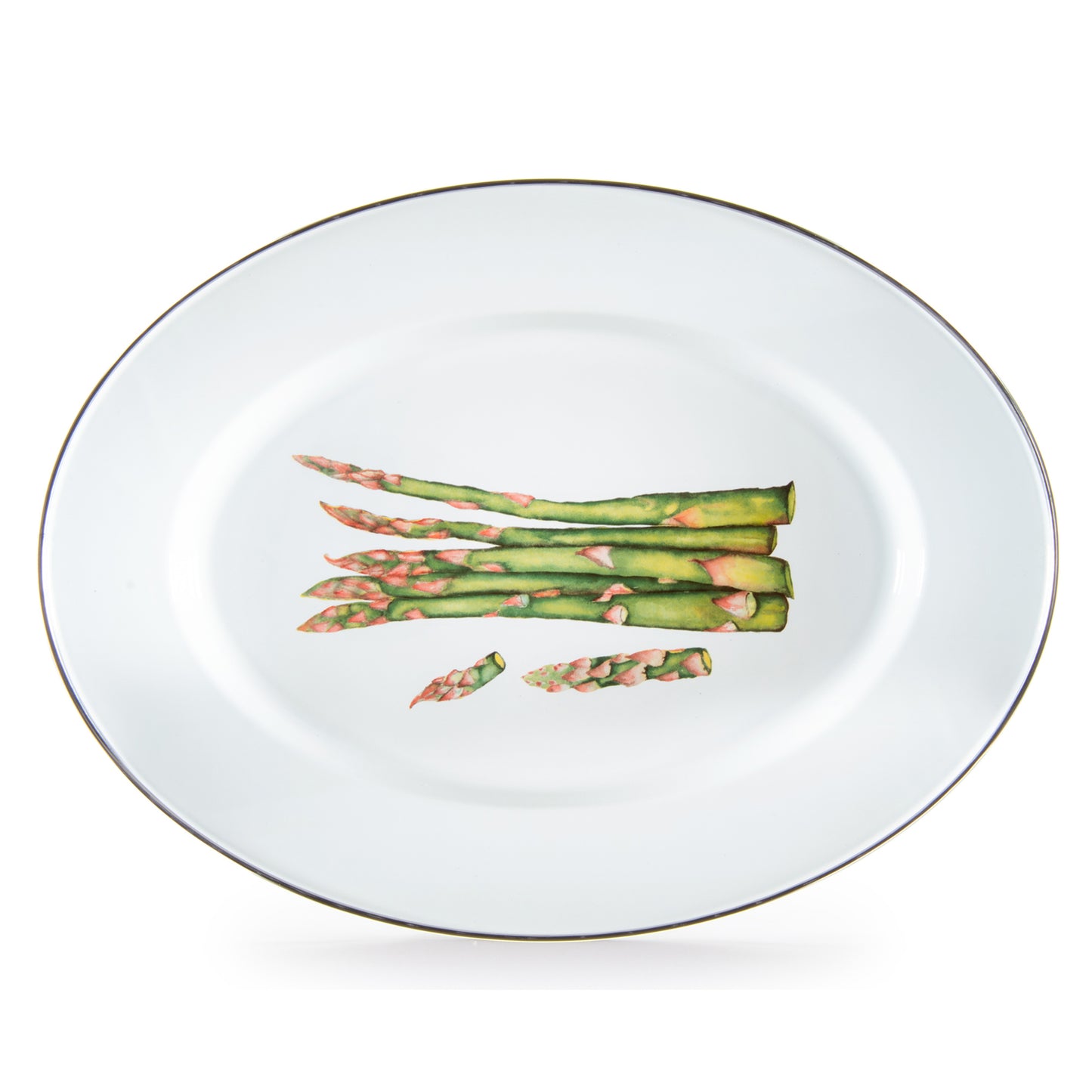 Fresh Produce Oval Platter by Golden Rabbit | MIMI