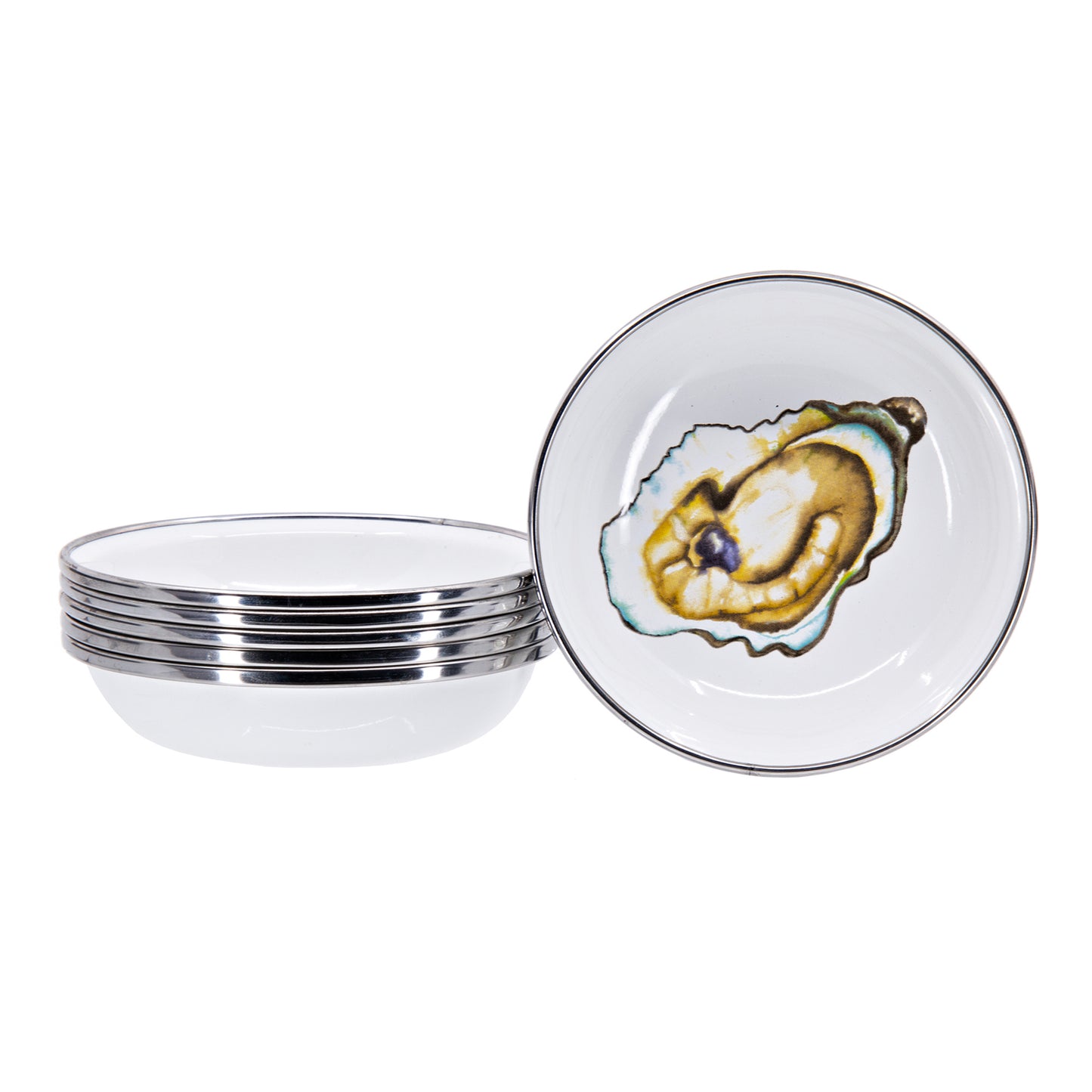 Set Of 6 Oyster Tasting Dishes by Golden Rabbit | MIMI