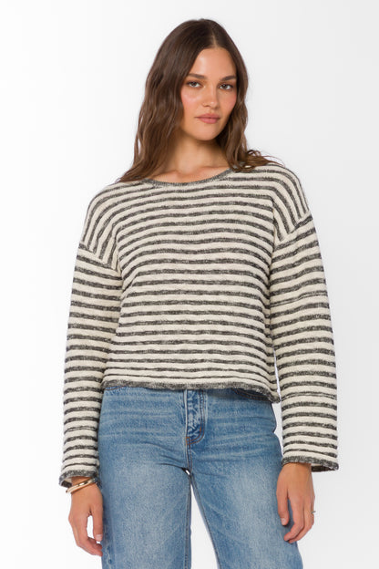 BLACK IVORY STRIPE