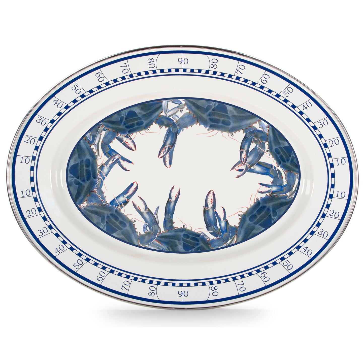 Blue Crab Oval Platter