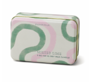 Every Day Tin 5oz Pink and Green Misted Lime