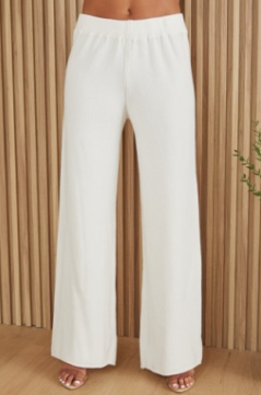 Italian Viscose Knit Flared Pant
