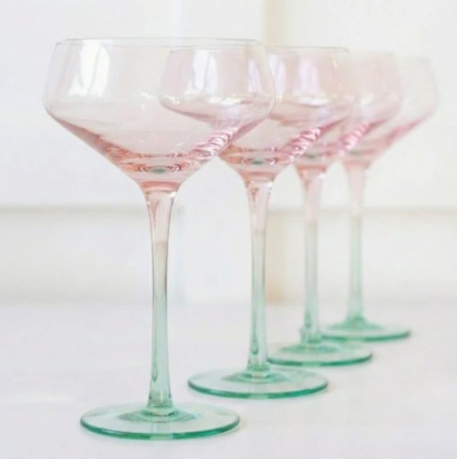 Quetzal Coupe Glass Set of 4 - Byrdeen